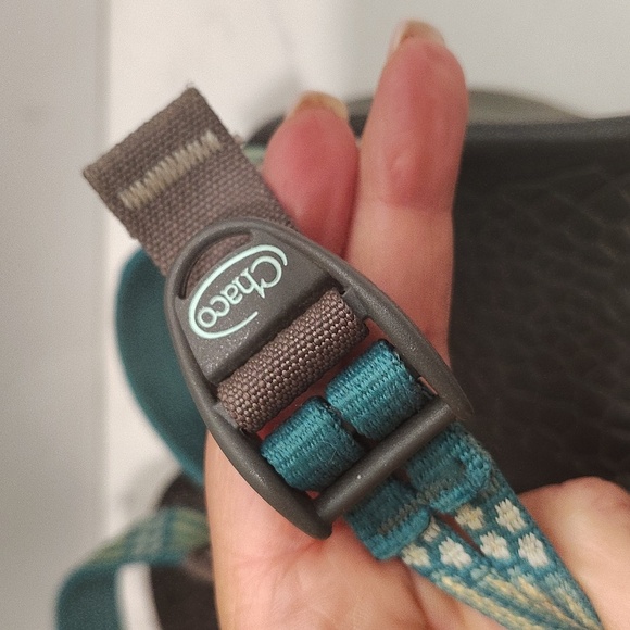 Chaco Updraft Ecodraft ZX2 women's Size 9 Sandals Green Yellow - Picture 7 of 12